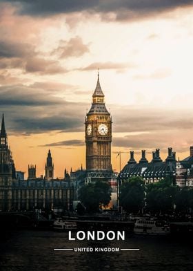 London Skyline with Big Ben