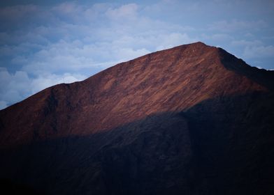 Mountain Peak at Sunset | Maui