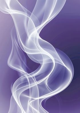 Abstract Purple Smoke