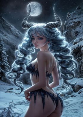 Ice Queen with Horns