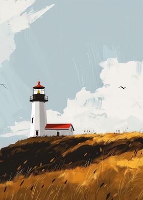 Lighthouse on a Hill