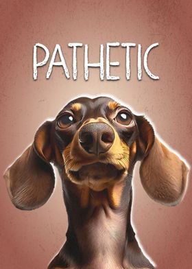 Judgmental Dachshund