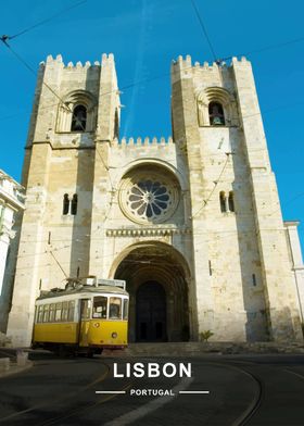 Lisbon Cathedral & Tram