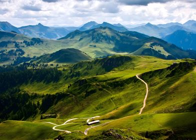 Mountain Road Landscape