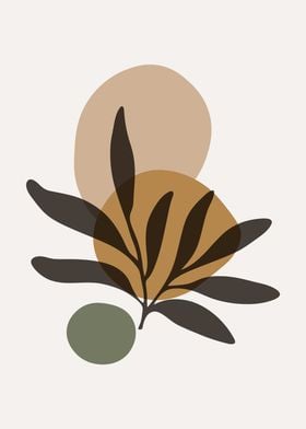 Abstract Botanical Print