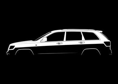 Grand Cherokee (WK2) Silhouette