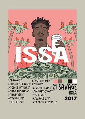 21 Savage Issa Album Cover