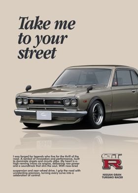 Vintage Nissan Skyline GT-R 