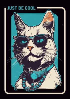 Cool Cat Illustration