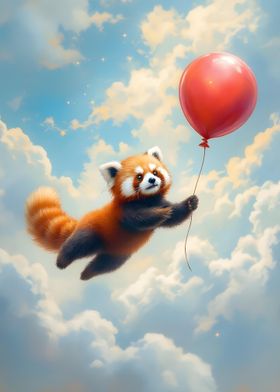 Red Panda Balloon Flight