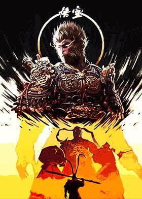 Monkey King Art Print