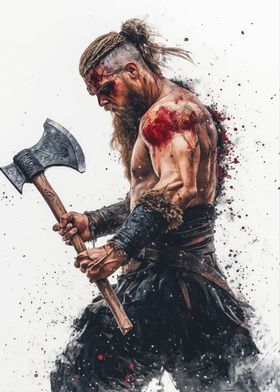 Viking Warrior with Axe