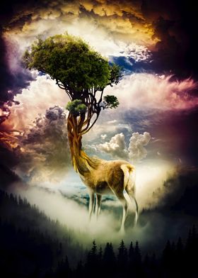 Deer Tree Fantasy