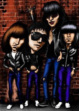 Punk Rock Band Illustration