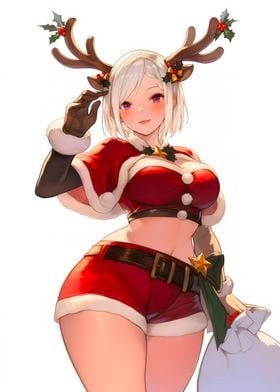 Christmas Anime Girl