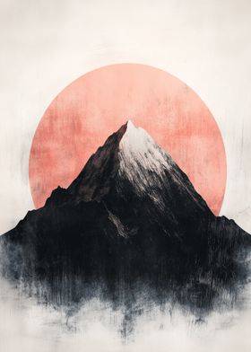 Mountain and Sunset