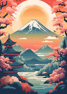 Mount Fuji Landscape