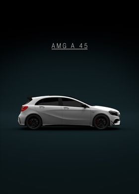 Mercedes A45 AMG 2017 - White