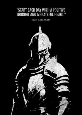 Knight with Quote