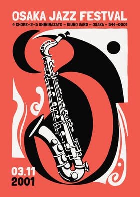 Osaka Jazz Festival Poster