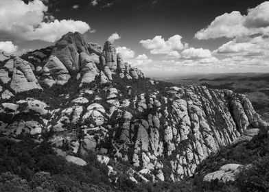 Montserrat Mountain In Spain