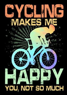 Cycling Makes Me Happy