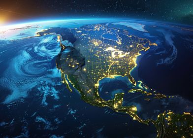 North America from Space