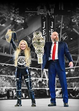 Paul Triple H Levesque and Liv Morgan