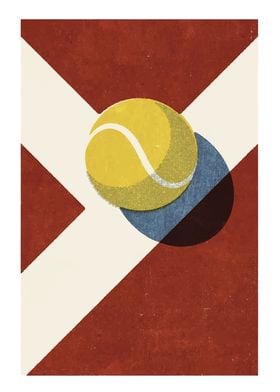 Tennis Ball Minimalist Art