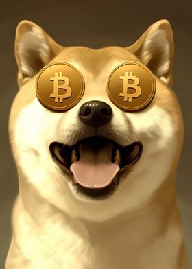 This Shiba Loves Bitcoin