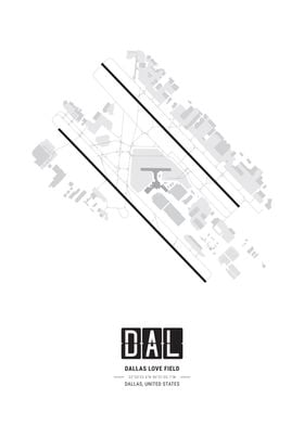 Dallas Love Field Airport Map