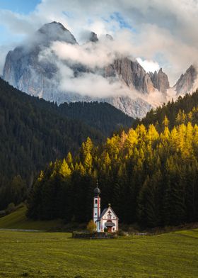 Church in the Alps