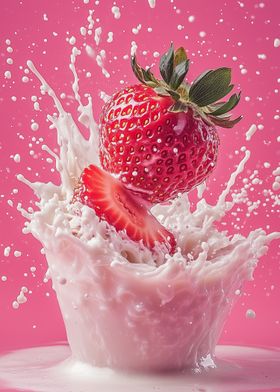 Strawberry Milk Splash