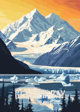 Glacier Bay National Park Poster