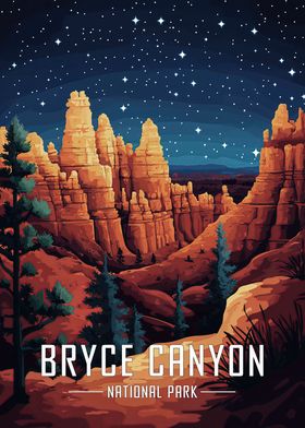 Bryce Canyon National Park Poster