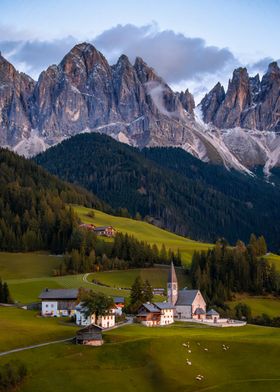 Alpine Village Sunset