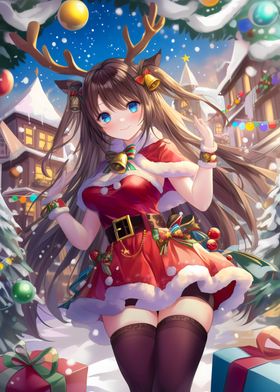 Christmas Anime Girl