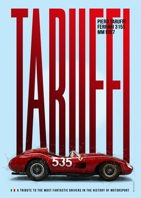 Piero Taruffi Ferrari 315S Poster