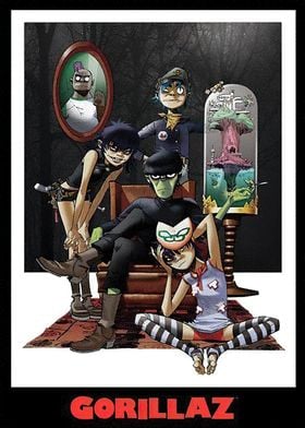 Gorillaz Band Poster