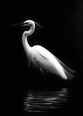 Animal White Bird Art