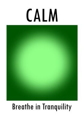 Calm Green Aura Poster