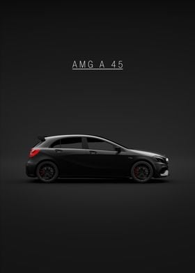 Mercedes A45 AMG 2017 - Black