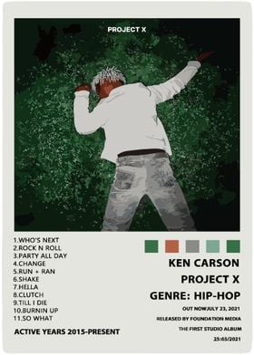 Ken Carson Project X Album Cover