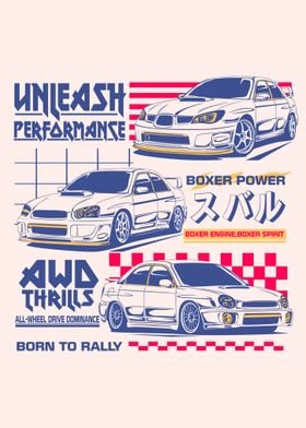 Subaru WRX Performance Art