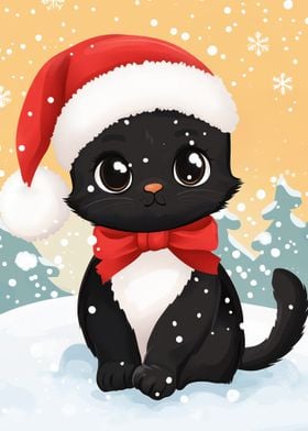 Santa Paws - Festive Cat