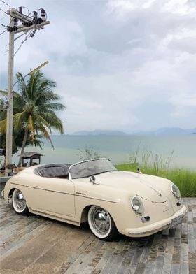 Classic Car by the Sea