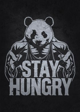 Stay Hungry Panda Bodybuilding