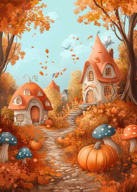 Autumn Cottage Village