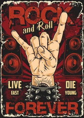 Rock and Roll Poster