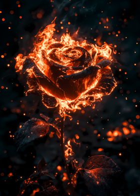 Fiery Rose